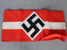 Hitler Youth armband, no RZM label present.