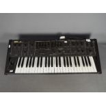 A Korg Delta DL-50 electronic synthesizer.
