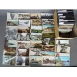 In excess of 400 mainly earlier period UK postcards to include a Lancashire connection in sleeves