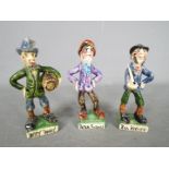 Runnaford Pottery - Three Will Young 'Widecombe Fair' figures comprising 'Arry 'Awke,