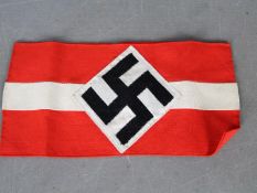 Hitler Youth armband retaining RZM label.