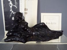 John Letts - A limited edition bronze sculpture entitled 'Cherie', numbered 14 of 60,