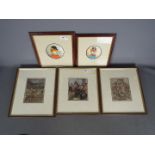 A collection of five hunting interest prints, works after Harry B Neilson and George Denholm Armour,