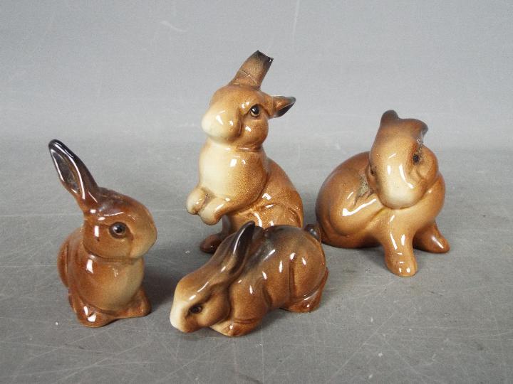 Four Beswick rabbit figurines, - Image 2 of 3