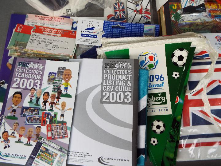 A mixed lot to include Euro '96 and London 2012 related items, framed Thunderbirds prints, - Image 2 of 5