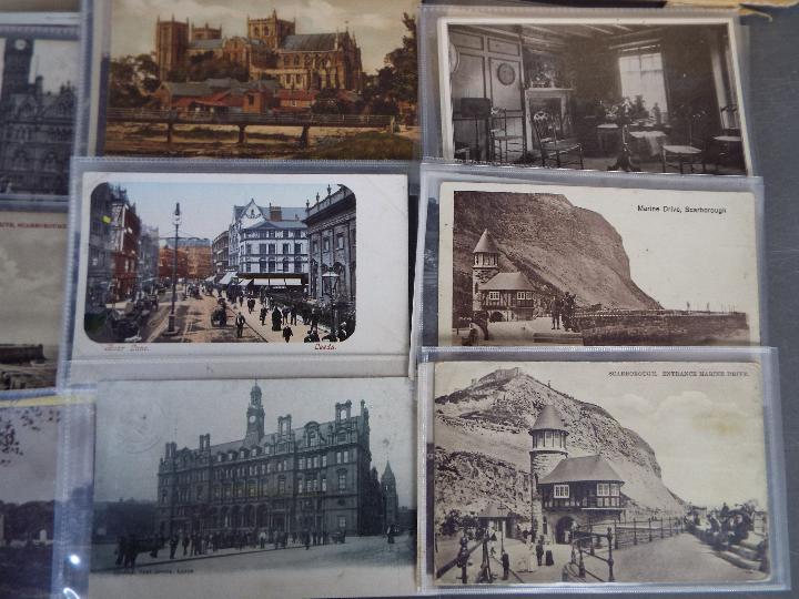 In excess of 400 mainly early period UK topographical postcards with real photos and animated - Image 5 of 6