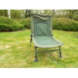 NASH - H-Gunn Folding chair. Carp / freshwater fishing recliner seat. Good condition.