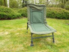 NASH - H-Gunn Folding chair. Carp / freshwater fishing recliner seat. Good condition.