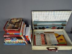 An artists / signwriters box by National Display Specialities Ltd and collection of books relating