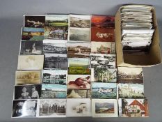 In excess of 500 mainly earlier period UK postcards to include East Anglia, Sussex, Derbyshire,