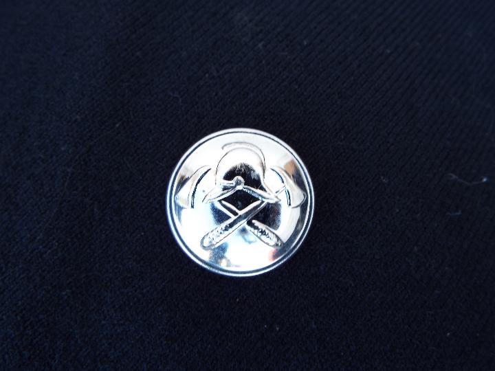 A jacket bearing fire brigade shoulder insignia and 'crossed axe and helmet' buttons, - Image 3 of 8