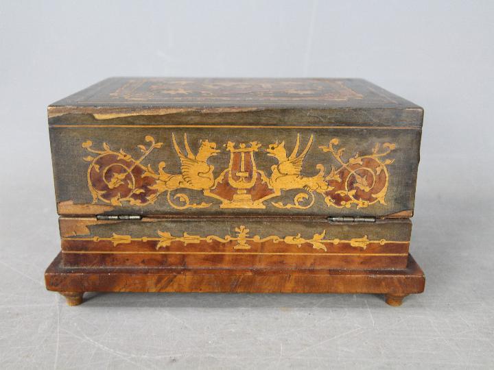 An inlaid box, - Image 3 of 4