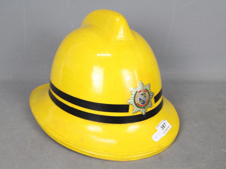A vintage fireman's helmet for Merseyside Fire Brigade, - Image 2 of 7