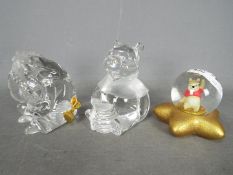 Two lead crystal, Disney,