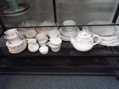 Wedgwood - A quantity of 'Angela' pattern tea and dinner wares, in excess of 50 pieces.
