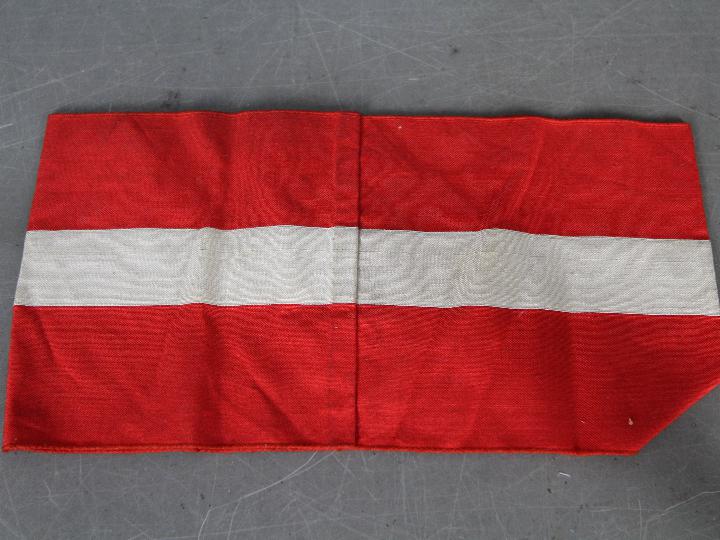 Hitler Youth armband, RZM label present but detached. - Image 3 of 5