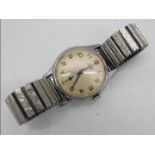 A vintage Smiths Astral, 15 jewel, gentleman's wristwatch on Fixo-Flex strap,