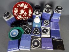 Wedgwood - A quantity of Wedgwood ceramics, predominantly Jasperware in blue and black,