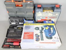 Lot to include an SDS Rotary Hammer Drill, angle drill and similar.