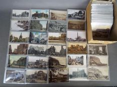 In excess of 400 mainly early period UK topographical postcards with real photos and animated