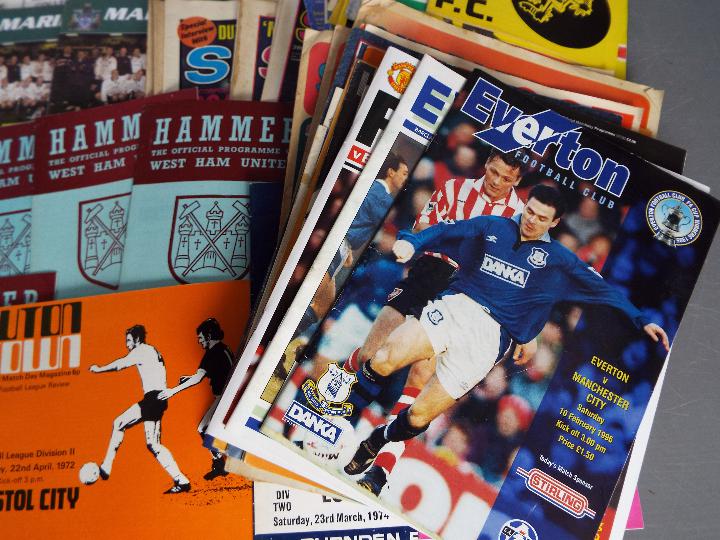 A collection of football programmes, predominantly English clubs c. - Image 5 of 6