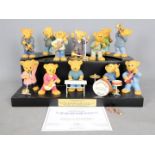 A set of twelve 'Cliff Richard's Rock 'N' Roll Bears' by Danbury Mint,