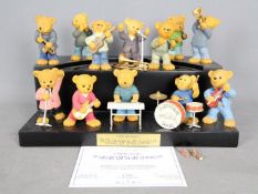 A set of twelve 'Cliff Richard's Rock 'N' Roll Bears' by Danbury Mint,