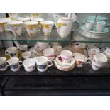 A collection of mixed tea wares to include Meakin, Duchess, Crown Essex and similar,