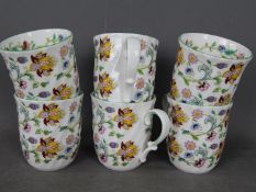 Minton - six Minton Haddon Hall mugs