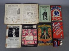 A small collection of vintage booklets and publications relating to conjuring and similar to