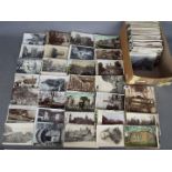 In excess of 500 early-mid period UK postcards with some foreign to include subjects, real photos,