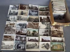 In excess of 500 early-mid period UK postcards with some foreign to include subjects, real photos,