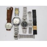 A small collection of wristwatches to include Timemaster, Accurist, Meda and similar.
