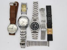 A small collection of wristwatches to include Timemaster, Accurist, Meda and similar.