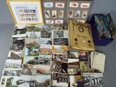 Deltiology - A post card album and a quantity of Edwardian and later postcards along with a