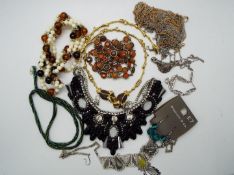 Costume Jewellery - a collection of cost