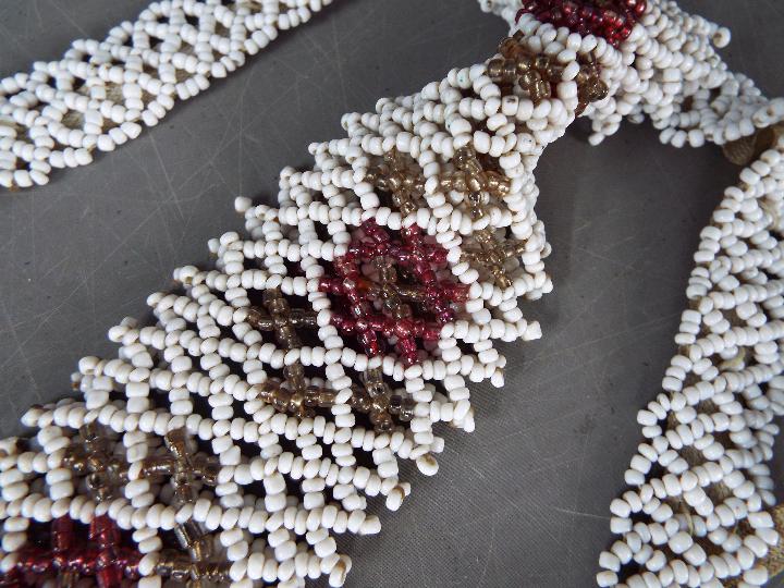 A Victorian necklace with beaded tie - Image 3 of 4