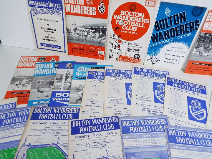 Bolton Wanderers - A collection of match programmes, predominantly home games, - Image 4 of 5