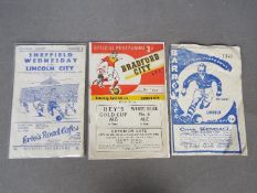 Lincoln City Football Programmes.