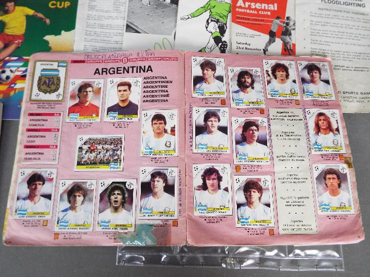 Lot to include a complete Italia 90 World Cup sticker album (Yugoslavian issue), taped, - Image 4 of 6