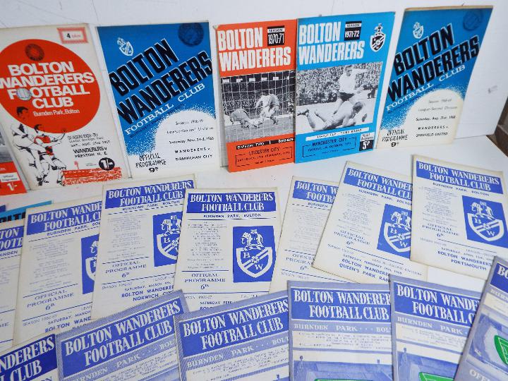 Bolton Wanderers - A collection of match programmes, predominantly home games, - Image 5 of 5