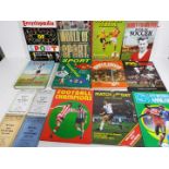 Football - a collection of hardback annuals to include Stanley Matthews Football Parade,