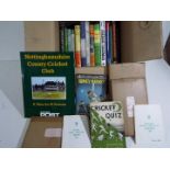 Cricket - a collection of books, predominantly hardback with dust covers, Freddie Trueman,