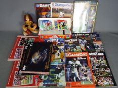 American Football Items.