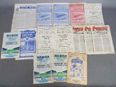 Football Programmes. 1940s / 1950s selection.