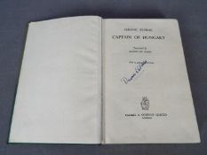 Signed Football Book. Captain of Hungary, Ferenc Puskas 1955.