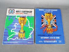 World Cup Football Programmes.