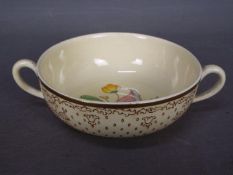 A Clarice Cliff twin handled bowl for A