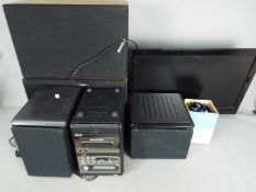 Lot to include a micro stereo system, Te