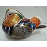 Royal Crown Derby - Duck. Multicoloured with Gold higlights.